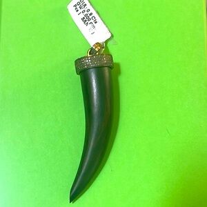 Diamond Horn Pendant